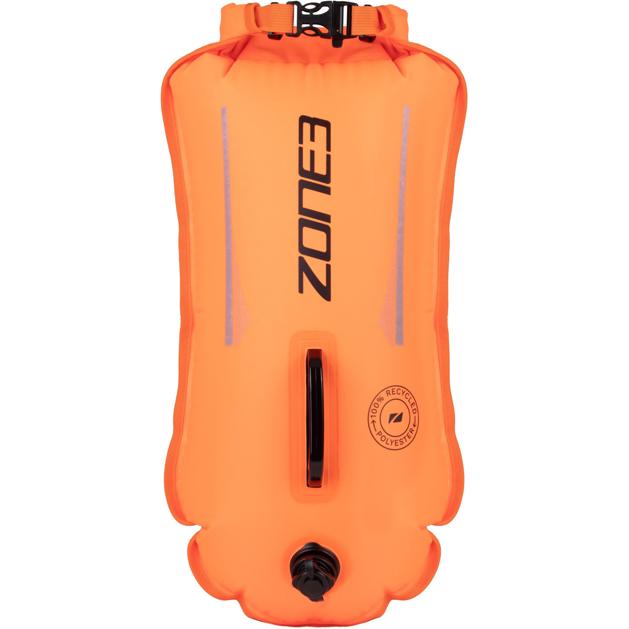 2024 Zone3 Recycled 28L Safety Buoy / Dry Bag SA23RSBDB11 Hi Vis